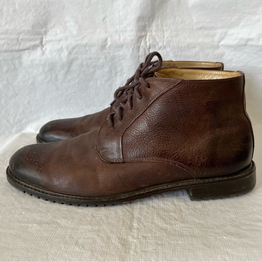 Martin Dingman Brown Leather Chukka Boots Country Wear Handmade